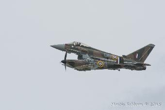 Generations apart - Spitfire and Typhoon