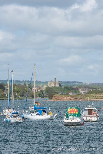 Amble, looking at Warkworth Castle