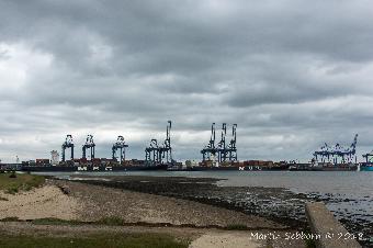 Imposing Felixstowe Docks