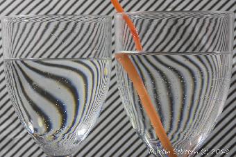 Showing water distortions