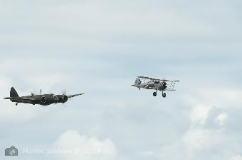 Bristol Blenheim and Gloster Gladiator